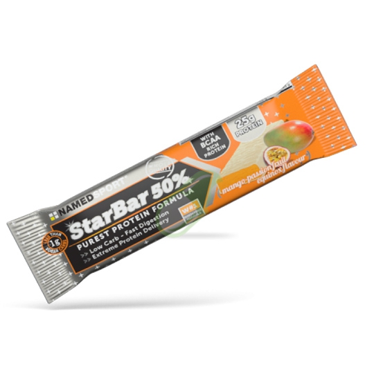 Named Linea sport Starbar 50% Mango & Passion Fruit Equinox barretta 50 g