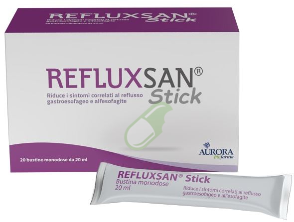 Aurora Biofarma Linea Stomaco Sano Refluxsan Stick 20 Bustine Monodose