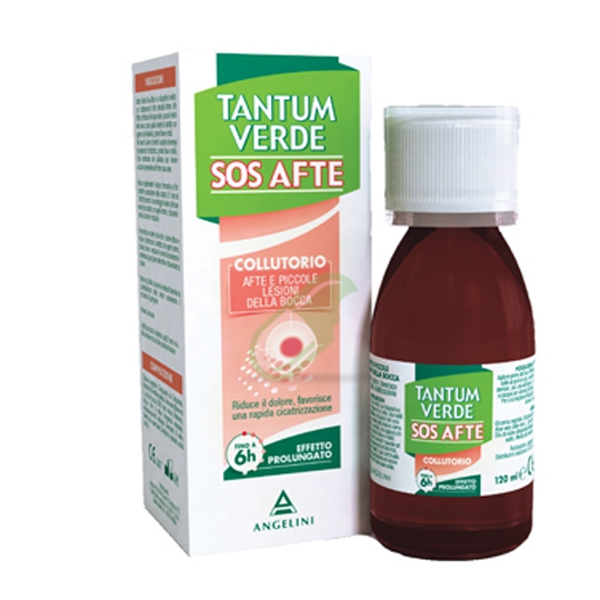 Angelini Linea Bocca sana Tantum Verde Sos Afte Collutorio 120 Ml
