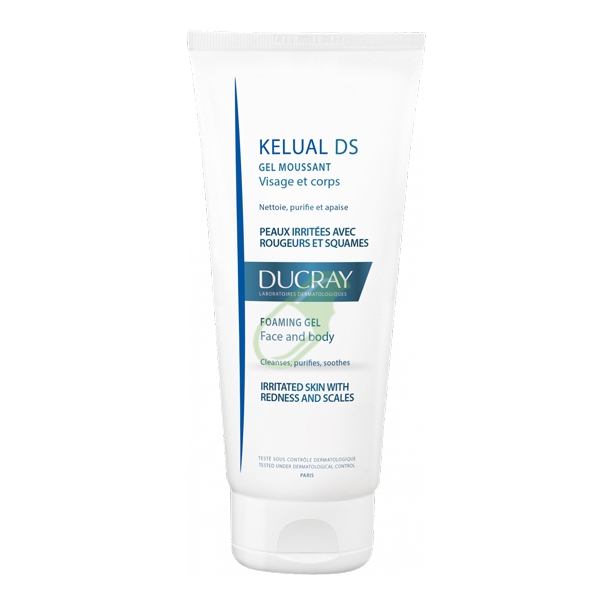 Ducray Kelual Ds Gel Mousse Detergente Viso Corpo Tubo da 200 ml