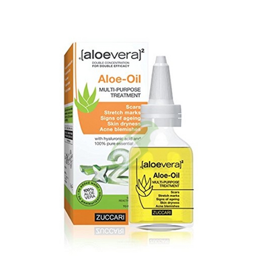 Zuccari Linea Cicatrizzanti Naturali Aloevera2 Aloe Oil Flaconcino 50 ml