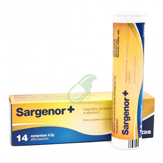 Meda Pharma Linea Benessere ed Energia Sargenor Plus Integratore 14 Compresse
