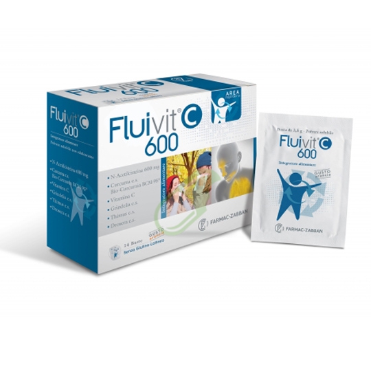Farmac-zabban Linea Apparato Respiratorio Fluivit C 600 14 Bustine