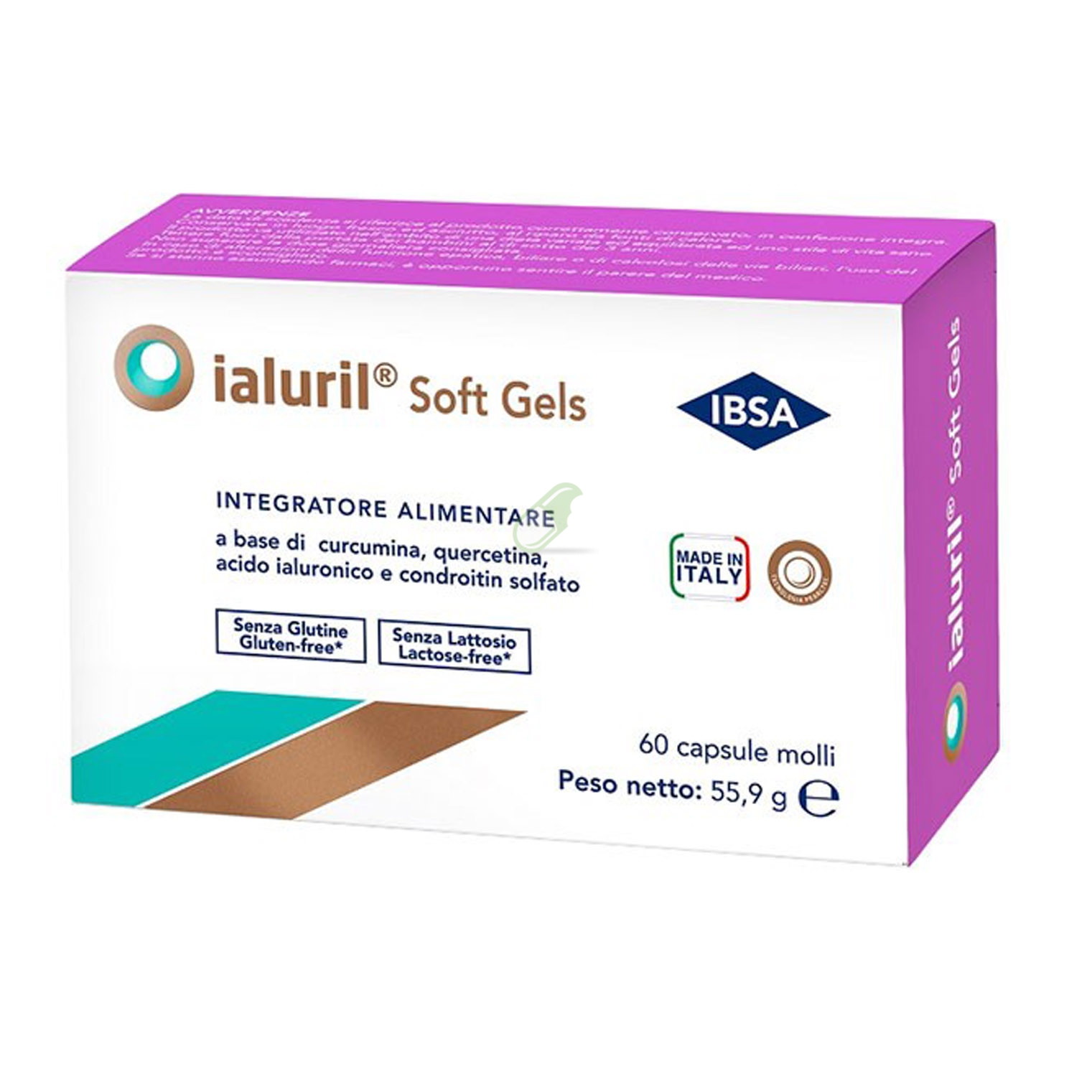 IBSA Farmaceutici Linea Benessere delle vie Urinarie Ialuril Soft Gels 60 Capsul
