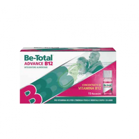Betotal Linea Benessere ed Energia Advance B12 Integratore 15 Flaconcini