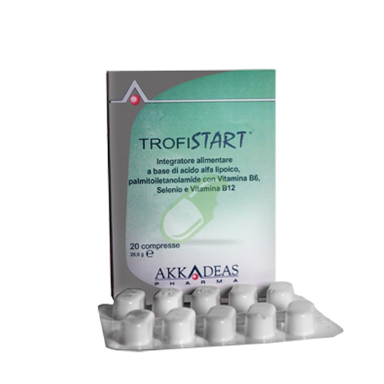 Akkadeas Pharma Linea Benessere Sistema Nervoso Trofistart  20 Compresse