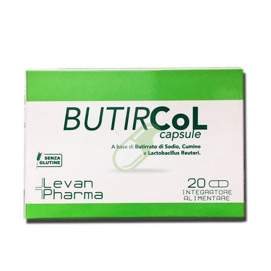 Levanpharma Linea Benessere dell'intestino Butircol Integratore 20 Capsule