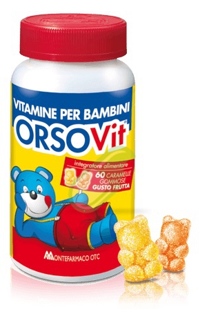 Montefarmaco Linea Bimbo Vitamine e Minerali Orsovit 60 pezzi