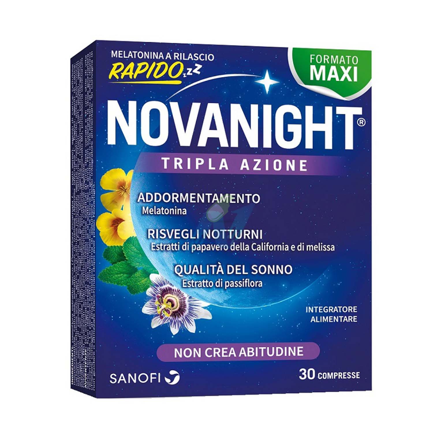 Sanofi Linea sonno e serenit Novanight Integratore 30 Capsule