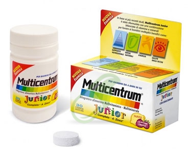 Multicentrum Linea Junior Integratore Alimentare Specifico 30 Compresse Masticab