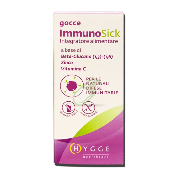 Hygge Healthcare Linea Benessere Apparato Immunitario Immunosick Flacone 30 ml