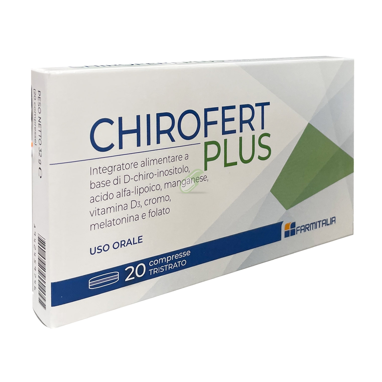 LJ Pharma Linea Benessere della Donna Chirofert Plus Integratore 20 Compresse