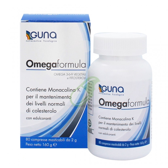 Guna Linea Controllo del colesterolo Omega Formula 80 Compresse