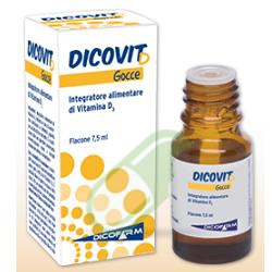 Dicofarm Linea Benessere sistema immunitario Dicovit D Vitamina D3 7,5 ml