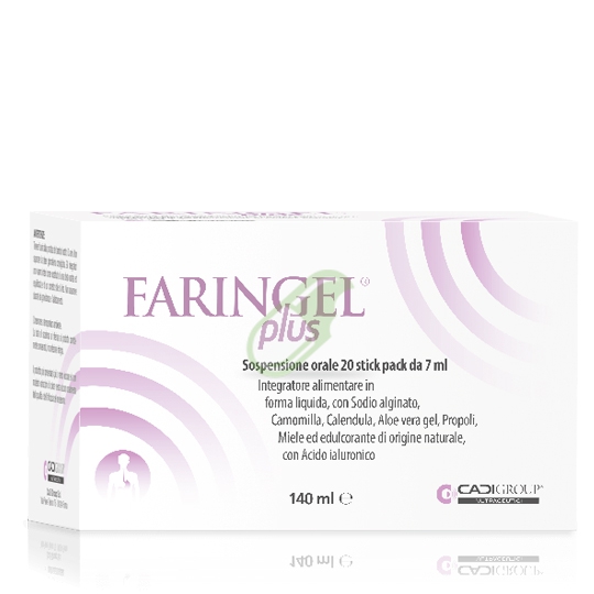 CaDiGroup Linea Anti Reflusso Faringel Plus Integratore 20 Stick Pack