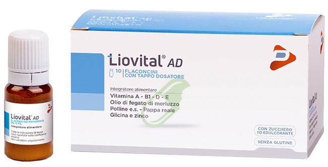 Pharma Line Linea Benessere Liovital Adulti Integratore 10 Flaconcini