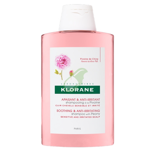 Klorane Capelli Linea Peonia Calmante Lenitiva Anti-Irritazioni Shampoo 400 ml