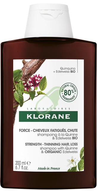 Klorane Capelli Linea Chinina e Stella Alpina Rinforzante Shampoo 400 ml