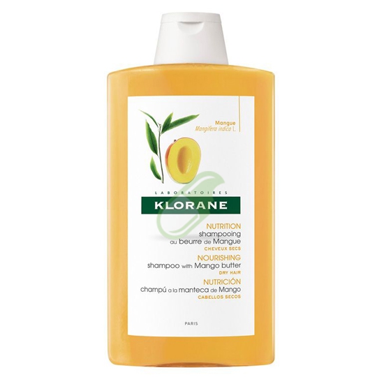 Klorane Linea Burro Mango Nutriente Rigenerante Idratante Shampoo 400 ml