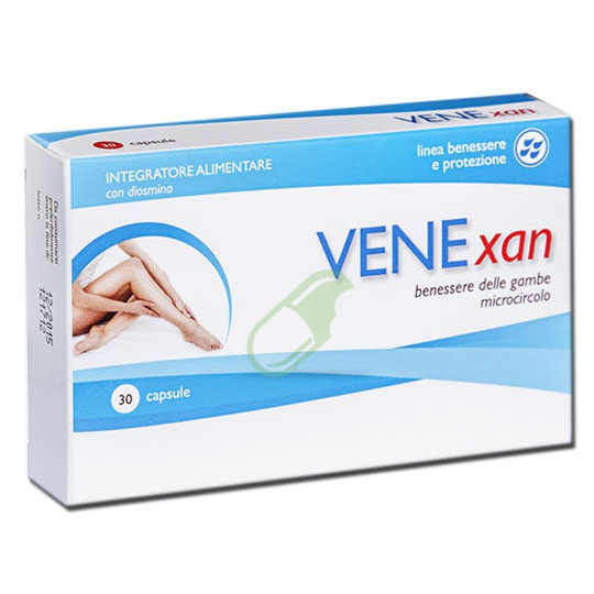 Aqua Viva Linea Benessere della Circolazione Venexan Integratore 30 Capsule