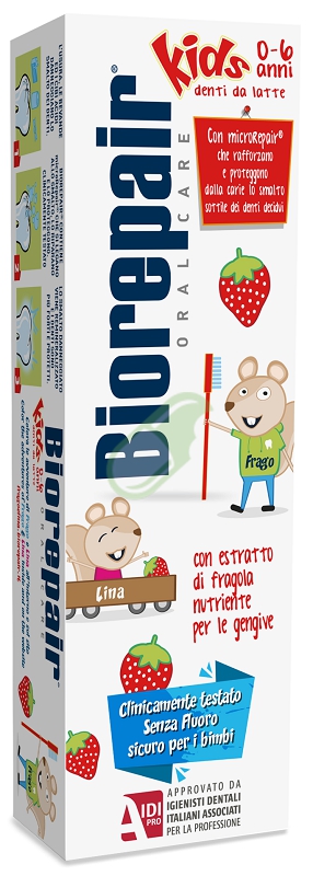 Biorepair Linea Igiene Orale Biorepari Kids Dentifricio 0 6 anni