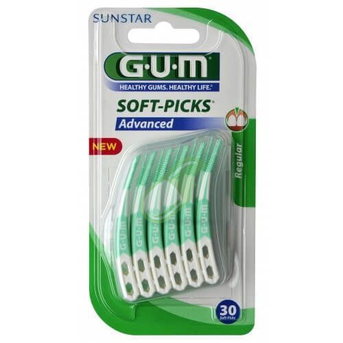 Gum Linea Bocca Sana Softpicks Advance Scovolino Regular Gomma 30 Pezzi