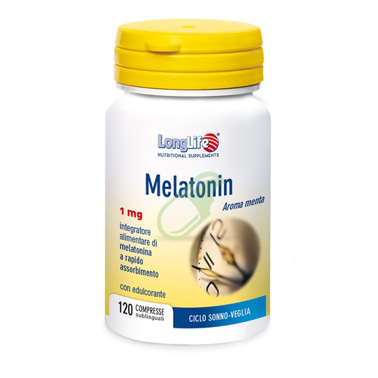 Longlife Linea Sonno e Serenit� Melatonin Integratore 1 Mg 120 Compresse