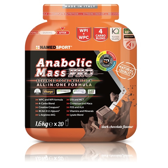 Named Linea Sport Anabolic Mass Pro Integratore 1600 G