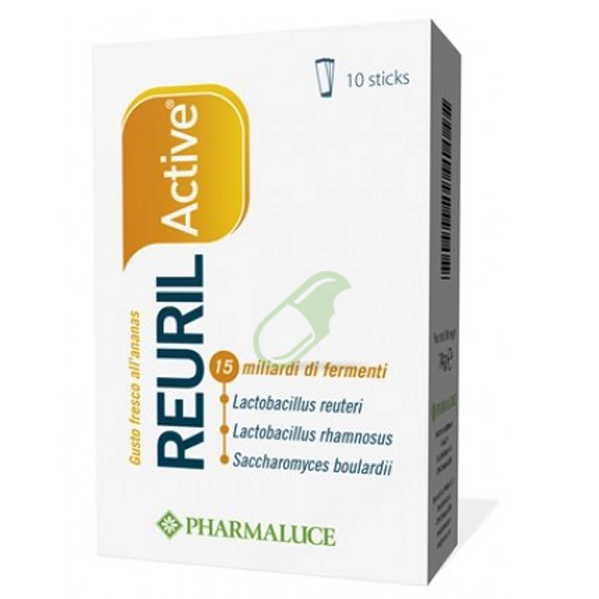 Pharmaluce Linea Benessere dell'Intestino Reuril Active Integratore 10 Stick