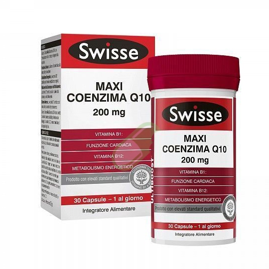 Swisse Linea Antiossidante Maxi Coenzima Q10 Integratore 30 Capsule