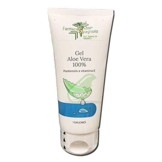 Farmacia Spagnolo Gel Aloe Vera 100% + pantenolo e vitamina E 100 ml