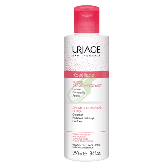 Uriage Linea Lenitiva Roseliane Fluido Dermodetergente Flacone 250 ml