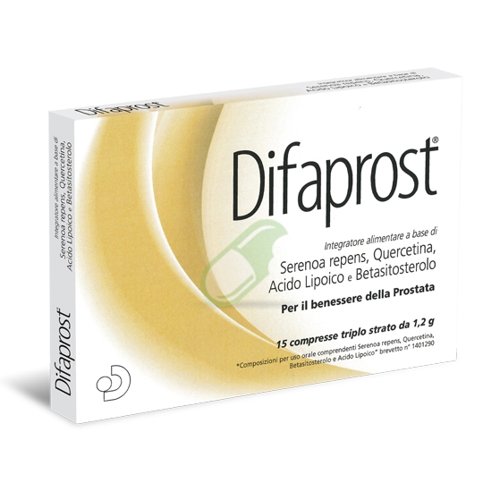 Difass International Linea Benessere dell'uomo Difaprost 15 Compresse
