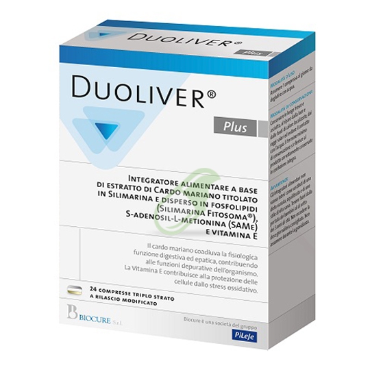 Biocure Linea Depurativi Duoliver Plus Integratore 24 Compresse