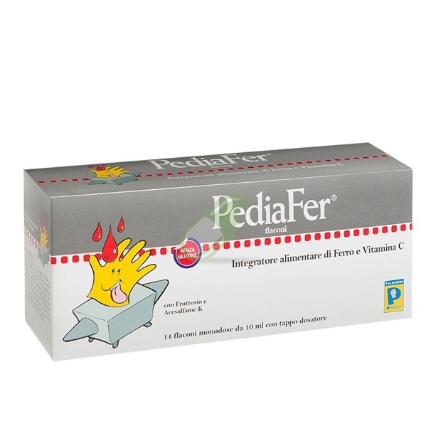 Pediatrica Linea Vitamine e Minerali Pediafer Integratore 14 Flaconcini