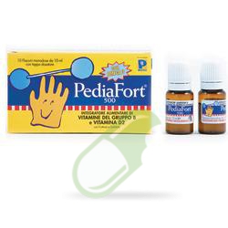 Pediatrica Linea Benessere ed Energia Pediafort 500 Integratore 10 Fiale