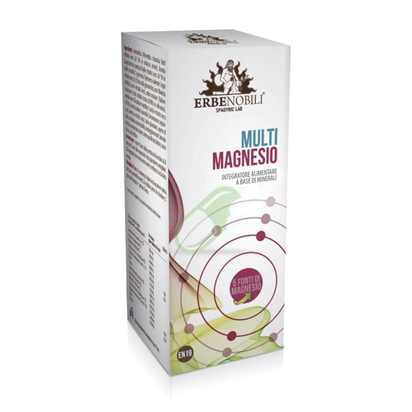Erbenobili Linea Benessere ed Energia Multimagnesio Integratore 60 Compresse