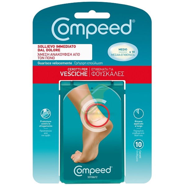 Compeed Cerotti Vesciche medio 10 Cerotti