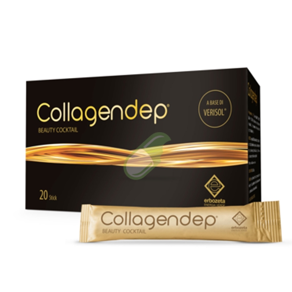 Erbozeta Linea Benessere della Pelle Collagendep 20 Stick Drink Da 15 ml