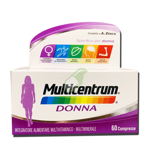 Multicentrum Linea Donna Integratore Alimentare Specifico 60 Compresse