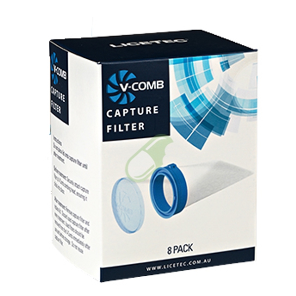 Licetec V-comb Filtri Ricambio Monouso 8 Pezzi