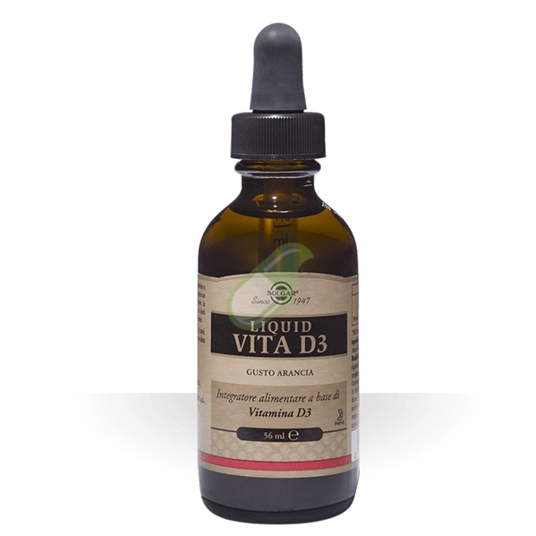 Solgar Linea Benessere Apparato Osseo Liquid Vita D3 Integratore 56 ml