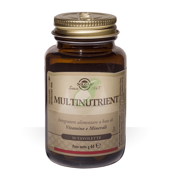 Solgar Linea Vitamine e Minerali Multinutrient Integratore 30 Tavolette