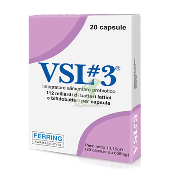 Actial Farmaceutica Linea intestino Sano VSL#3 Integratore 20 Capsule