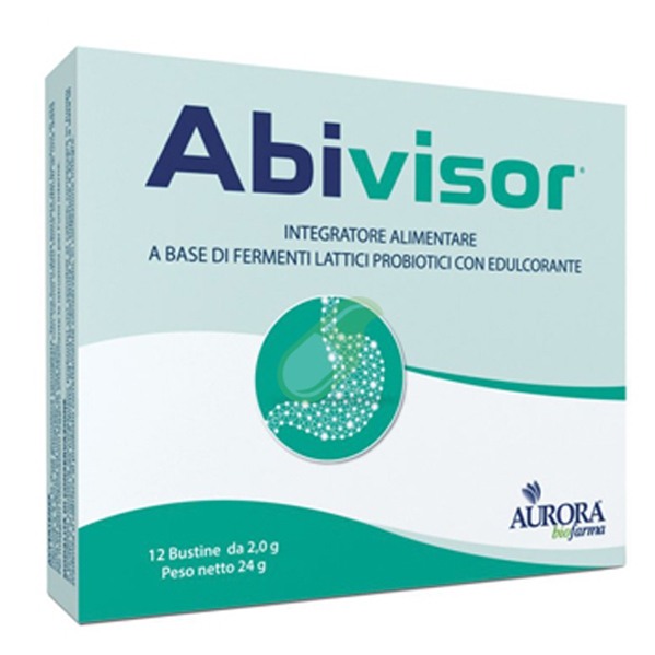 Aurora Biofarma Linea Intestino Sano Abivisor Integratore 12 Bustine