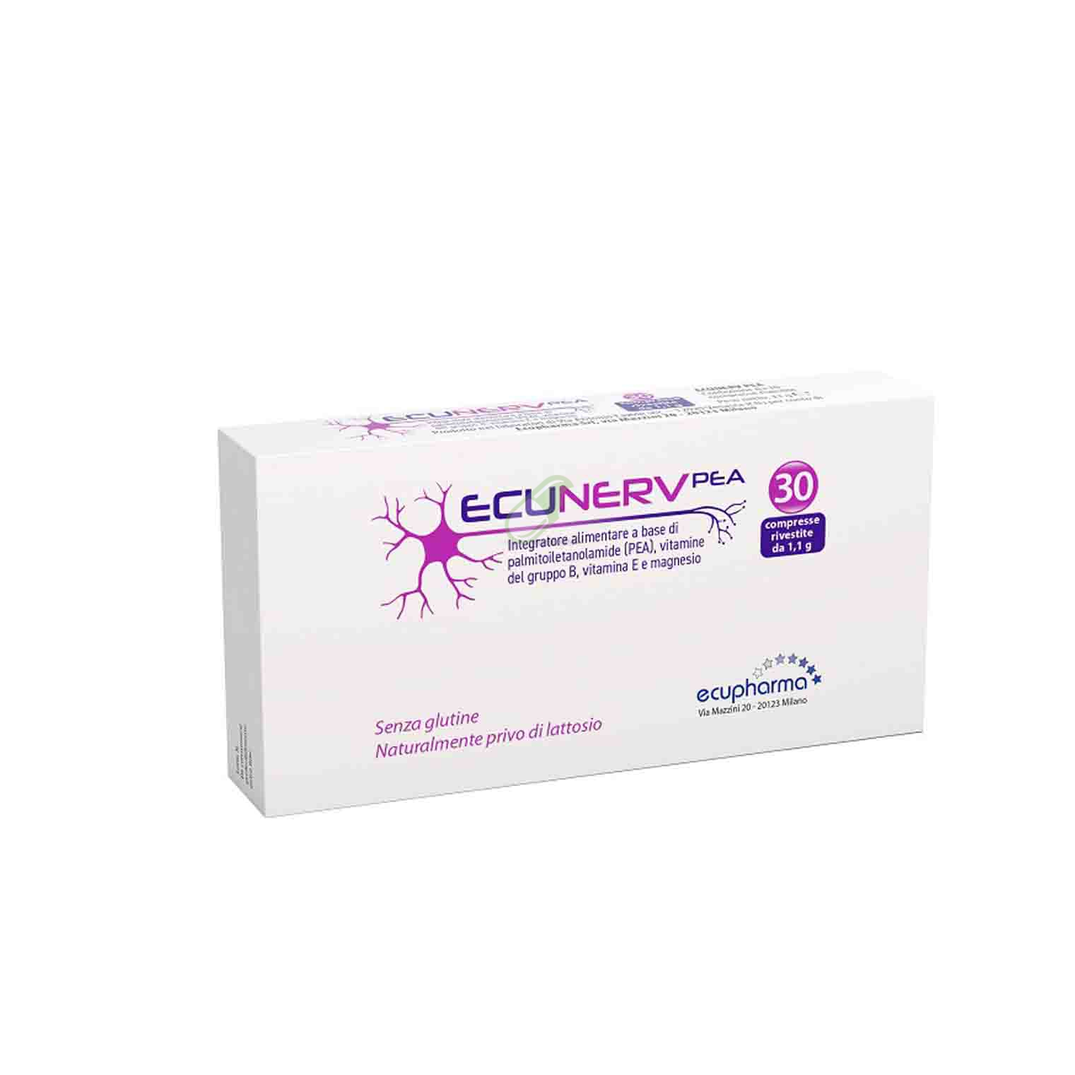 Ecupharma Linea Benessere del Sistema Nervoso Ecunerv Pea 30 Compresse