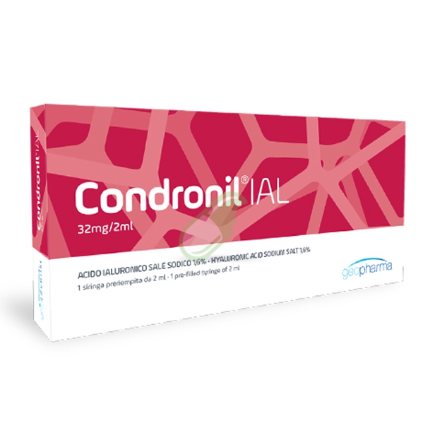Geofarma Siringa Intra-articolare Condronil Ial Acido Ialuronico 1,6% 2 ml