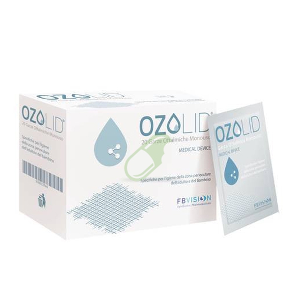Fb Vision Linea Benessere dell'occhio Ozolid 20 garze oftalmiche in TNT