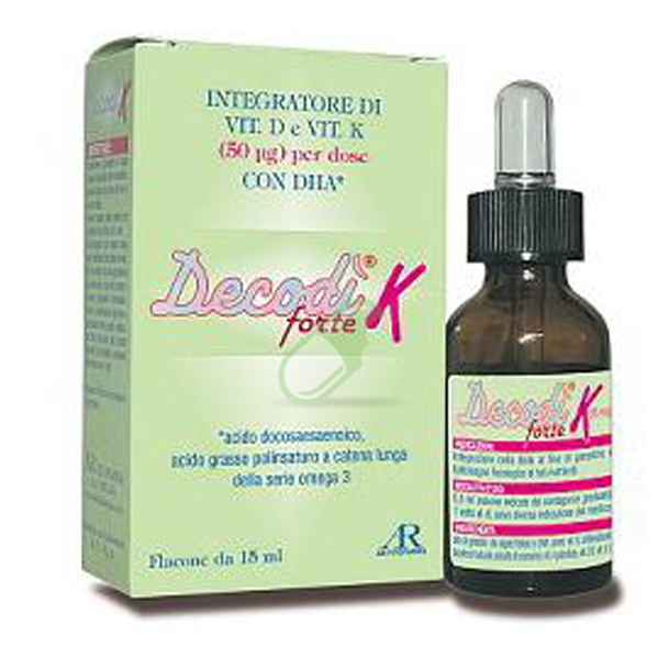 AR Fitofarma Ricerca Naturale Decod Forte Integratore Vitamina D e K 15 ml