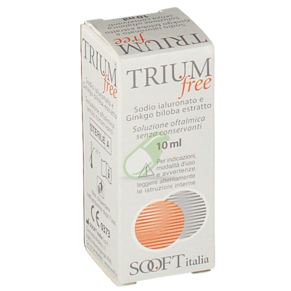 Sooft Italia Linea Benessere dell'occhio Trium Free Gocce Oculari Flacone 10 ml